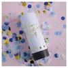 Tubo de petardo de saludo pequeño torcido a mano para bodas, tubo de flor de spray ambiental, cañón de saludo de flor colorida de mano para bodas, gran colección de suministros para bodas