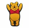 Encantos para Zapatos de Dibujos Animados Winnie the Pooh Accesorios para Zapatos DIY Botones Decorativos Oso Lindo Decoraciones para Zapatos de Jardín