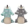 Ropa para mascotas Ropa para perros Pijamas para mascotas de otoño e invierno Ropa de terciopelo para cuatro patas para mascotas Ropa de terciopelo para cuatro patas con estrellas