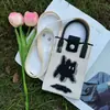 Nova Bolsa de Celular de Tricô Estilo 2026 com Design de Desenho Animado Fofo, Bolsa de Celular de Tricô Transversal Fashion e Versátil