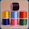 Cordão corda fio elástico fio de borracha de talão desgastado à mão elástico texto jogar contas pulseira de cristal talão fio material lote a granel