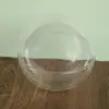 Bola de Natal Transparente 3-16CM PS Oca Plástico Acrílico Abridor Enfeite Redondo