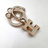 Lujo Ligero Incrustado de Diamantes Accesorios para Llavero de Coche Ferretería Joyería Pequeño Aroma Aleación de Zinc de Gama Alta Llavero de Diamante Fábrica