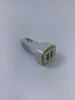 Cargador de Coche, Cargador de Coche Universal Doble USB para Teléfonos Móviles, Cargador Doble USB Luminoso, Cargador de Coche Cohete con Luz