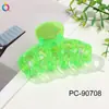 Pinza Grande para Cabello de Calabaza de Color Vidrio Versátil Pinza de Tiburón de Gama Alta para la Parte Posterior de la Cabeza Accesorios para el Cabello Venta al por Mayor