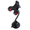Suporte de celular rotativo 360 graus suporte de ventosa suporte de grampo duplo preguiçoso suporte de celular para carro preço de fábrica vendas