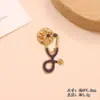 Broche Estetoscópio Colorido de Desenho Animado Popular da Amazon Joia Temática Doctor Who Pin de Lapela Acessórios para Joias Atacado