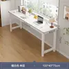 Mesa retangular longa, mesa para computador de mesa, conjunto de mesa e cadeira de escritório, um conjunto completo de mesas, bancada retangular para sala de estar em casa