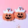 Accesorios de resina fantasma lindos de Halloween de edición limitada, pegamento de crema para bricolaje, funda para teléfono móvil, pinza para el cabello, pegatinas decorativas para tazas de agua