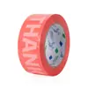 Cinta Adhesiva Selladora Creativa Impresa Transfronteriza Gracias Personalizada Linda Cinta Adhesiva Selladora para Empaque con Texto Impreso