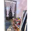 Linda Cortina de Cuentas Soñadora con Lazo para Ventana Saliente, Sala de Estar, Dormitorio, Cortina de Puerta, Decoración de Ambiente, Transformación de Cortina DIY