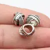 11x9x8.6mm Diámetro del agujero aprox.. Cuentas grandes de forma X de 6 mm, 1.5 g, multicolor y texturizadas, con agujero grande para rastas