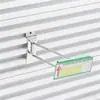 Supermercado de atacado prateleira gancho de linha dupla para telefones celulares e lojas de lanches, forte capacidade de carga, gancho de etiqueta de preço de linha dupla galvanizado de camada dupla