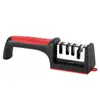 Afilador de cuchillos multifunción, artefacto de piedra de afilar, cuchillo de cocina doméstico, afilado fino, afilador rápido comercial, herramienta de corte tres en uno