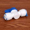 Conector rápido de 3 puntos Shangguo purificador de agua doméstico válvula de bola ósmosis inversa máquina de agua pura válvula accesorios interruptor dispensador de agua directa