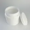 Botella de Plástico de Boca Ancha de 500 ml para Sal Explosiva, Botella Dosificadora de Polvo Pe de 1 Litro, Cubo de HDPE, Cubo de Plástico de Color para Polvo Blanqueador con Tapa