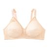 Novo Estilo Sutiã Fino Sem Bojo Externo Cruzado Único Tamanho Grande Malha Respirável Roupa Íntima para Mães de Meia-Idade e Idosas