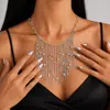 Collar de Borla Estilo Dulce Fresco Más Vendido de Temu Shein Transfronterizo, Cadena Fina de Moda de Lujo Ligero, Collar Clavícula con Perla Redonda Larga para Mujer