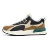 2025 Novos Sapatos Masculinos de Outono Tênis de Moda Versáteis Tendência Esportivos Casuais de Couro Aumentadores de Altura Casuais Tendência