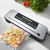 Máquina selladora de alimentos transfronteriza, Máquina pequeña para conservar la frescura, Sellado de plástico por compresión en seco y húmedo, Máquina selladora de envasado al vacío totalmente automática para el hogar