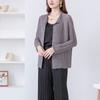 Abrigo plisado estilo Chanel para mujer, primavera y otoño, combina con todo, holgado, nuevo cárdigan de moda 2022, top plisado elástico con maíz