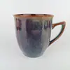 Caneca Cerâmica Estilo Retrô Americano Simples Esmalte Reativo Café da Manhã Café Escritório Masculina Caneca de Cerâmica Pronta