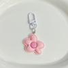 Nuevo Llavero de Flores Colorido Accesorios de Dopamina Ins Colgante de Bolsa Lindo para Novia Cadena para Teléfono Móvil DIY