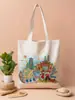 Bolsa de Lona Zhangjiajie Bolso Grande de Hombro Cruzado de Lona para el Trabajo y la Escuela Bolsos de Lona de Gran Capacidad
