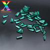 Venta al por mayor de fábrica Calidad 5A Forma de escalera Verde Nano 2*1.5*1--6*3*2mm Piedras sueltas verdes, Se pueden encerar y engastar