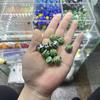 Contas de Vidro Antigas Caqui Caqui Ruyi Abacaxi Pimenta Cereja Contas DIY Feito à Mão Acessórios de Cocar Grampo de Cabelo Dinastia Han