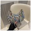 2025 Moda de Moda Floral Otoño Gran Capacidad Moda Estampado Literario Gran Capacidad Bolso de Hombro Bajo el Brazo para Mujer