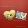 Amor en el Día de San Valentín Chino 52Mg Pieza de Oro en Forma de Corazón Oro Puro 999 Regalo del Día de San Valentín Chino Concha de Agua Oro al por Mayor