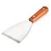 Suministro directo de fábrica de utensilios para hornear, pala multiusos para pasteles, mango de madera, pala triangular para pasteles de chocolate, pala para pizza