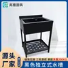 Fabricante de Pias Práticas de Aço Inoxidável, Pias Pretas Autoportantes para Uso no Atacado em Restaurantes, Lavatórios para Cozinhas de Serviço e Pias de Lavar Louça