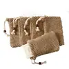 Suministro Directo de Fábrica de Nueva Malla Espumosa de Yute Ramio Bolsa de Jabón Hecha a Mano para Baño del Hogar Bolsa de Jabón para Colgar