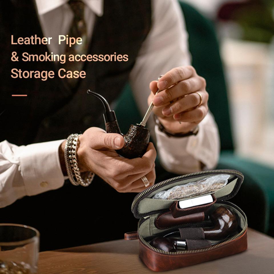 CF5020 Leather Pipe Storage ca