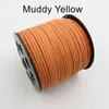 10m / Pacote Corda de Veludo Dupla Face Veludo Coreano Acessórios para Pingente DIY Pulseira Trançada de 2,5mm Colar Corda de Couro