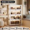 Vitrina para Bolsos con Cerradura e Iluminación Gabinete Acrílico Transparente Tres Lados Adornos Cosméticos Joyería Gabinete de Almacenamiento con Puerta abatible