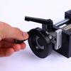 Módulo de Deslizamiento de Doble Eje Óptico 80 Manual con Manivela Husillo de Bolas Guía Lineal Cruzada Mesa Ajustable