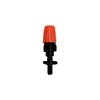 Boquilla Atomizadora Ajustable y Cerrable Naranja de Cabezal Único con Conector Boquilla de Irrigación para Jardín Enfriamiento de Techo de Patio y Eliminación de Polvo