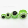 Venta al por mayor 4-12 mm Cuentas de Ojo Transparentes Redondas con Agujero Cuentas de Resina Rayadas Accesorios para Joyería Cuentas Sueltas