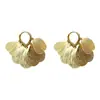 Aretes de Borla Hueca con Forma de Pétalo Diseño de Nicho Único Nuevos 2025 Pendientes de Lujo Accesible para Mujer