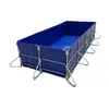 Suporte para Tubo Galvanizado Tanque de Água para Proteção Contra Incêndio, Cultivo de Camarão e Peixe, Reservatório de Água de Grande Capacidade para Exterior, Tanque de Peixe Grande de Lona Macia