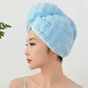 Touca de Cabelo Seco para Mulheres, Toalha de Cabelo Seco Espessada, Lenço de Cabeça Absorvente, Cuidados com o Cabelo, Nova Touca de Banho de Veludo Coral Abacaxi de Camada Dupla de Secagem Rápida Atacado