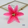 Simulação flor de lírio atacado casamento arco estrada casamento carro arranjo de flores com flor pano de seda flor de lírio cabeça flor azul com flor