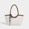 Bolso Tejido de Diseñador Único para Mujer, Bolso de Mano, Bolso de Hombro, Bolso Tote Cesta, Nuevo Bolso de Playa de Vacaciones de Moda 2026