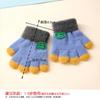 Guantes de Invierno para Niños Pequeños de 2 a 5 Años Cálidos Dibujos Animados Lindos Tejidos con Forro de Felpa Etiqueta de Cocodrilo Guantes para Bebé