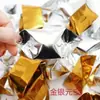 Yuanbao Semiterminado 1000 Piezas Origami Hecho a Mano Esquina Cortada Dorado Plateado Yuanbao Sin Doblar Papel Dorado Papel Plateado Mayoreo Otro