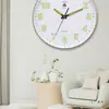 Reloj de Pared Luminoso de Moda para Dormitorio Silencioso Creativo Reloj de Sala de Estar Reloj de Cuarzo para el Hogar de Lujo Accesible Reloj Luminoso Reloj de Pared