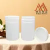 Garrafa de Boca Larga de 750ml Estilo Bambu Pe para Cosméticos, Creme Esfoliante e Armazenamento de Grãos Domésticos, Reutilizável